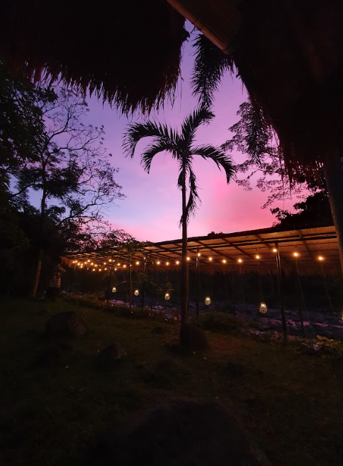 Romantic Sunset by the Riverside Restaurant in Sidemen